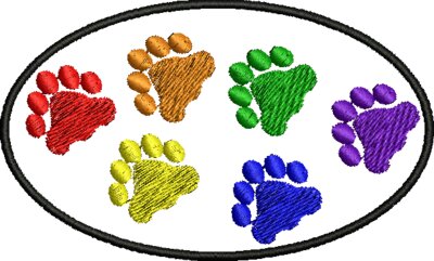 Embroidery (Paws)