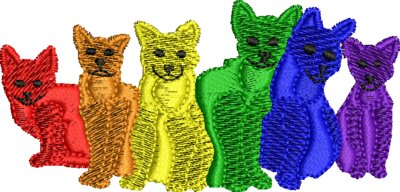 Embroidery (Cats)