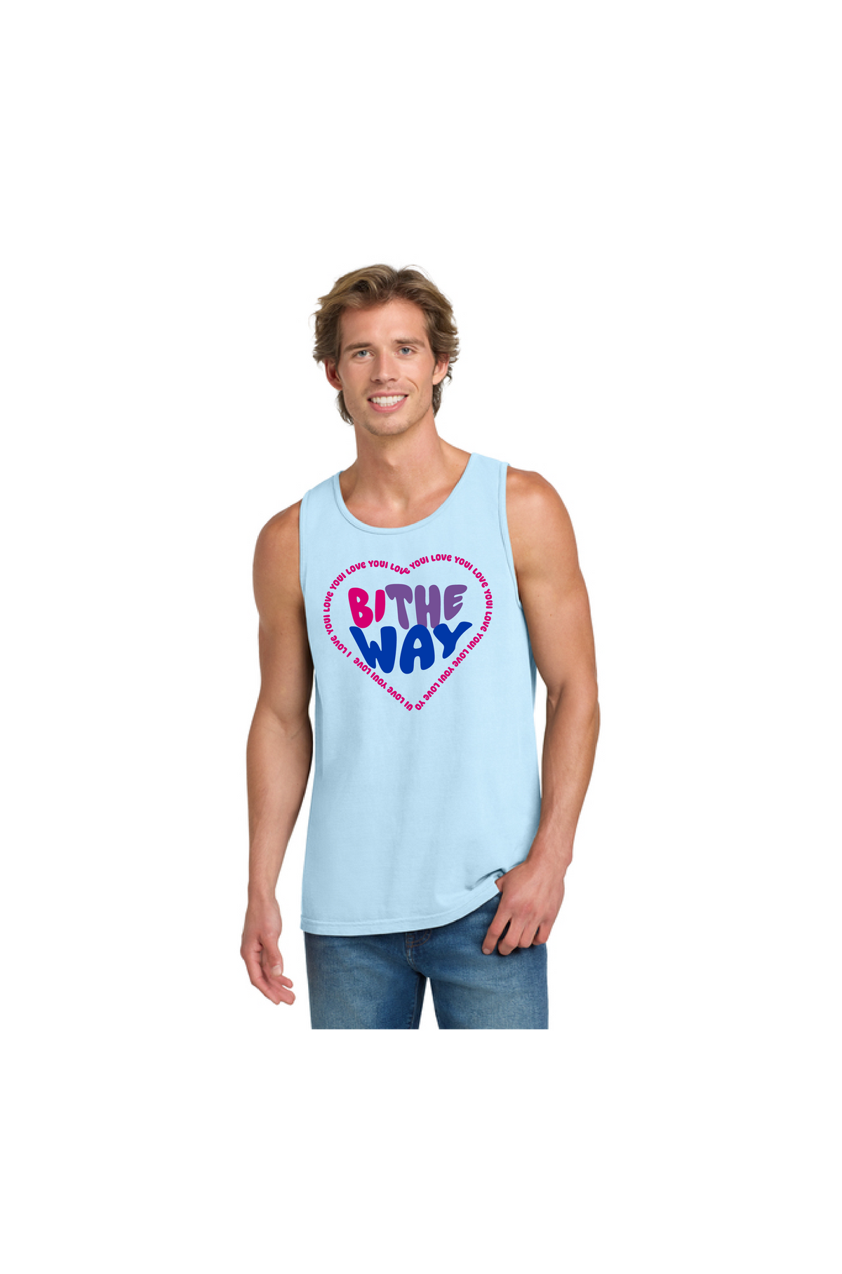 Bi The Way ILY Tank Top