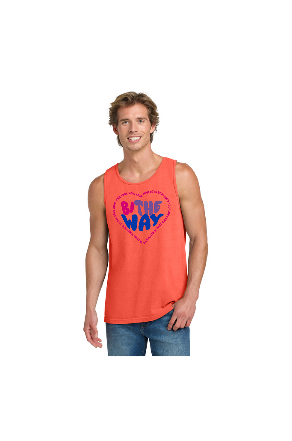 Bi The Way ILY Tank Top