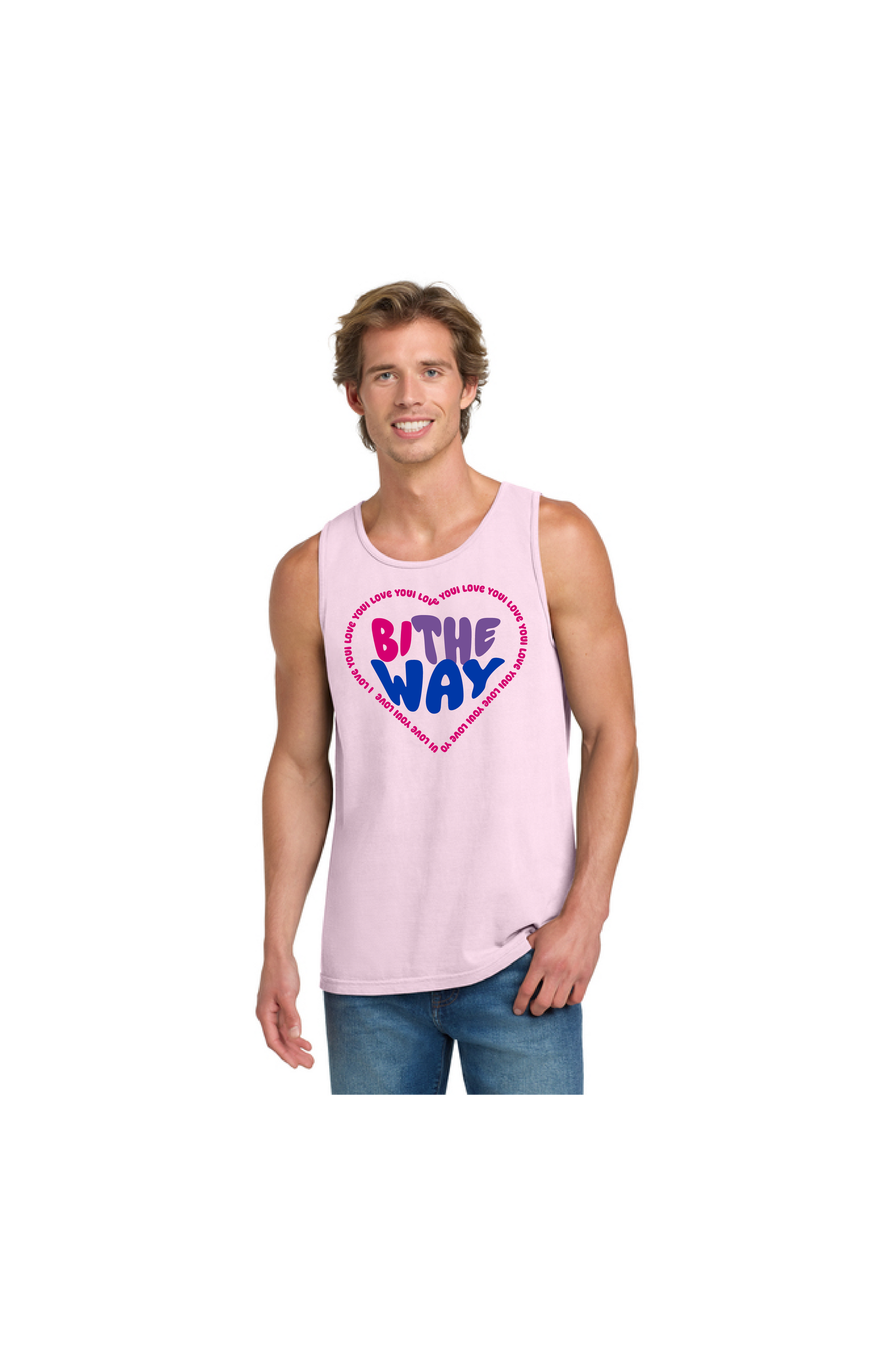 Bi The Way ILY Tank Top