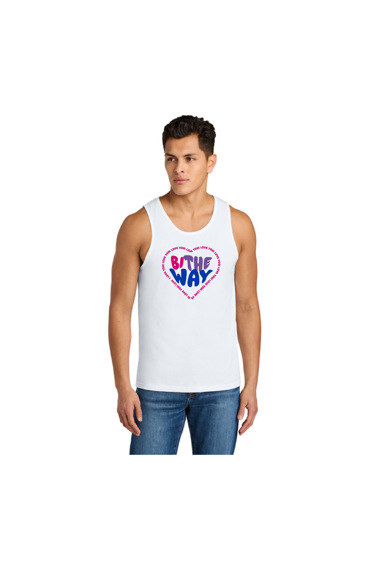 Bi The Way ILY Tank Top
