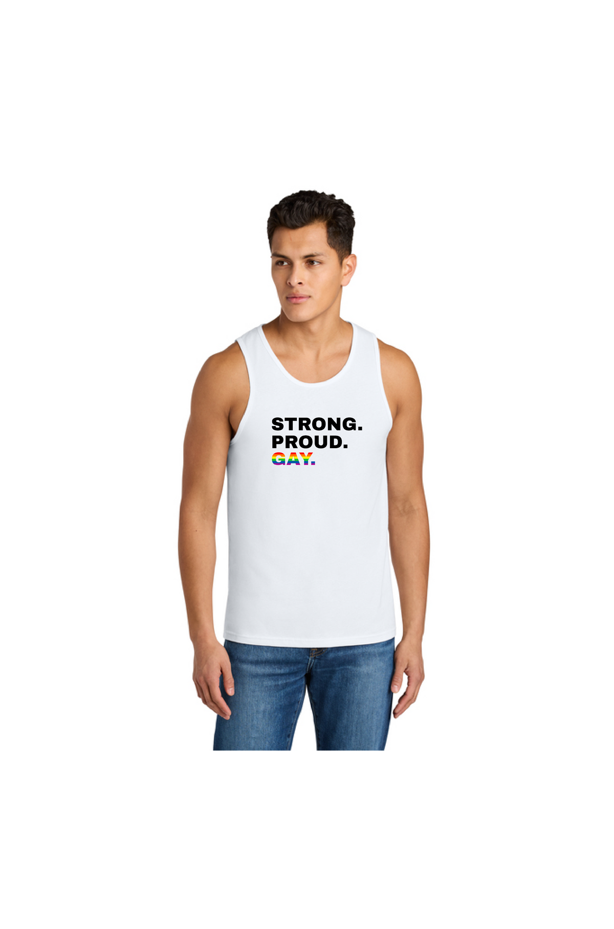 Strong. Proud. Gay Tank-Top