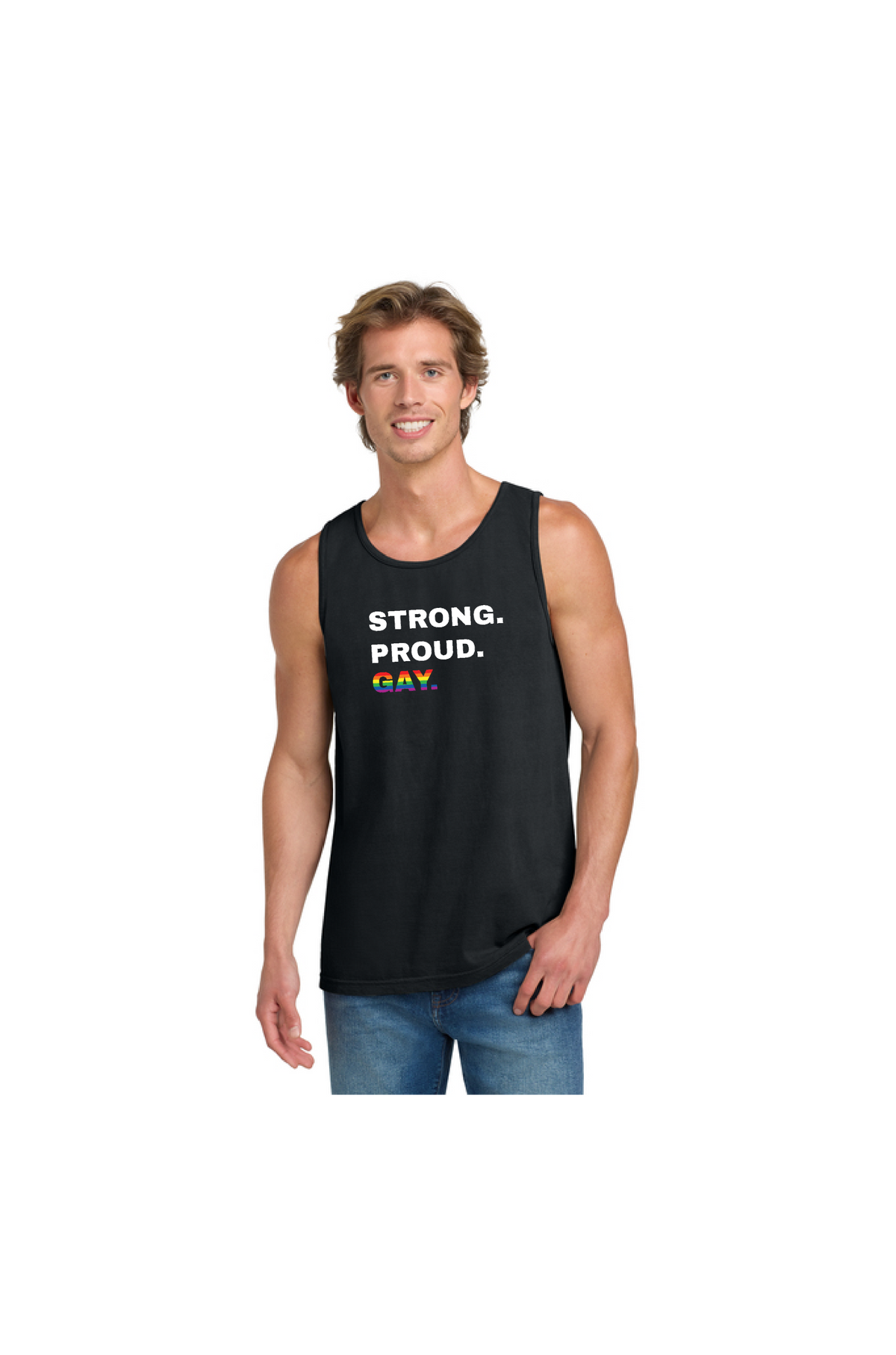 Strong. Proud. Gay Tank-Top