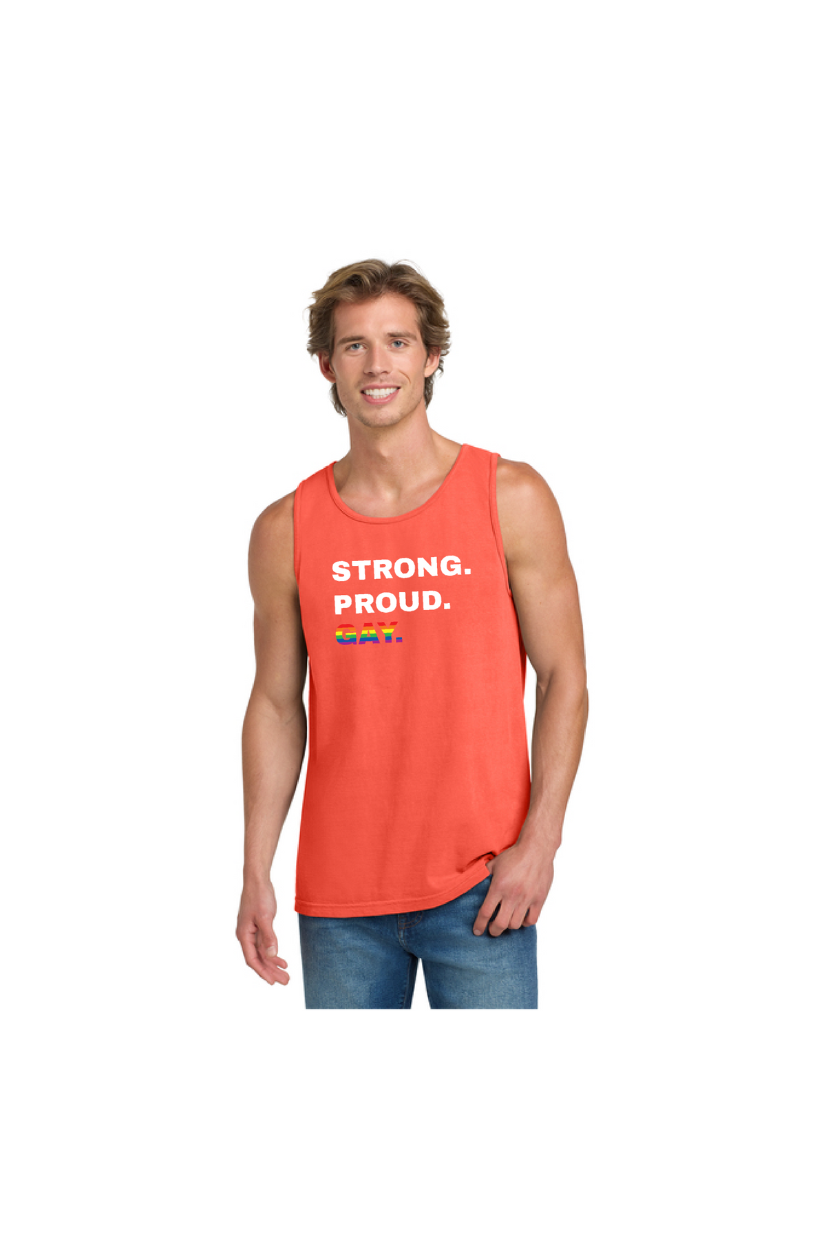 Strong. Proud. Gay Tank-Top