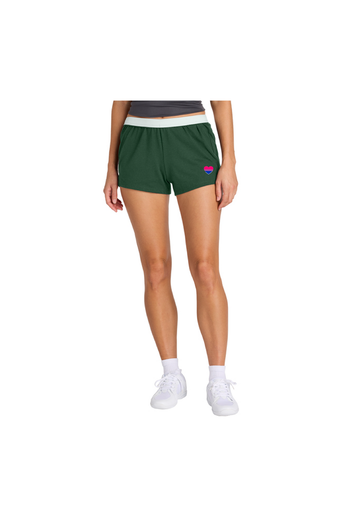 Bi Heart Shorts