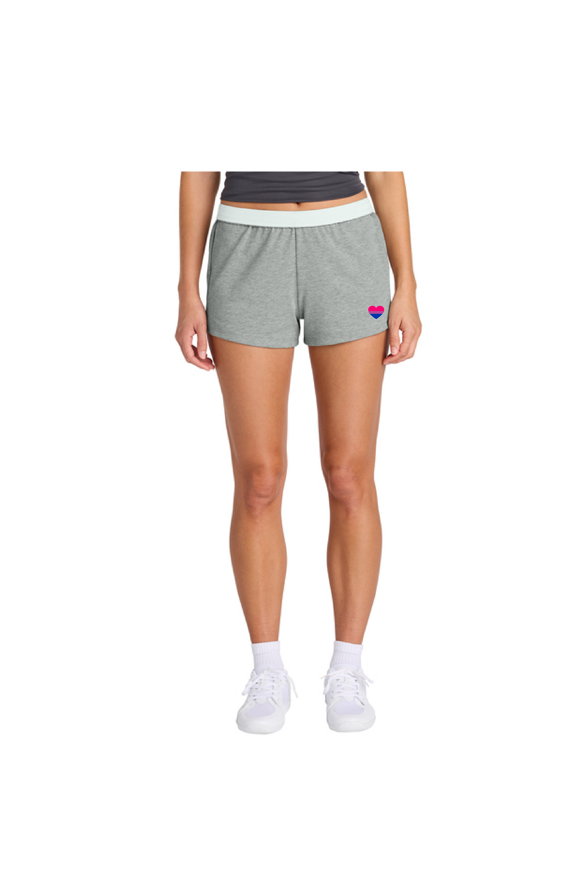 Bi Heart Shorts