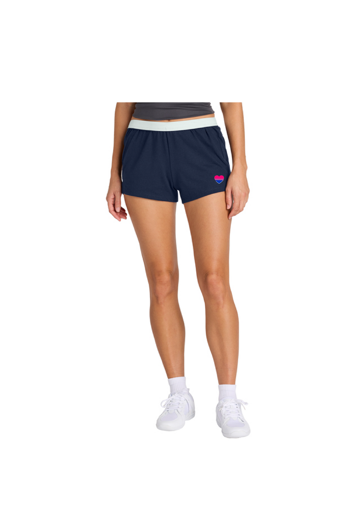 Bi Heart Shorts