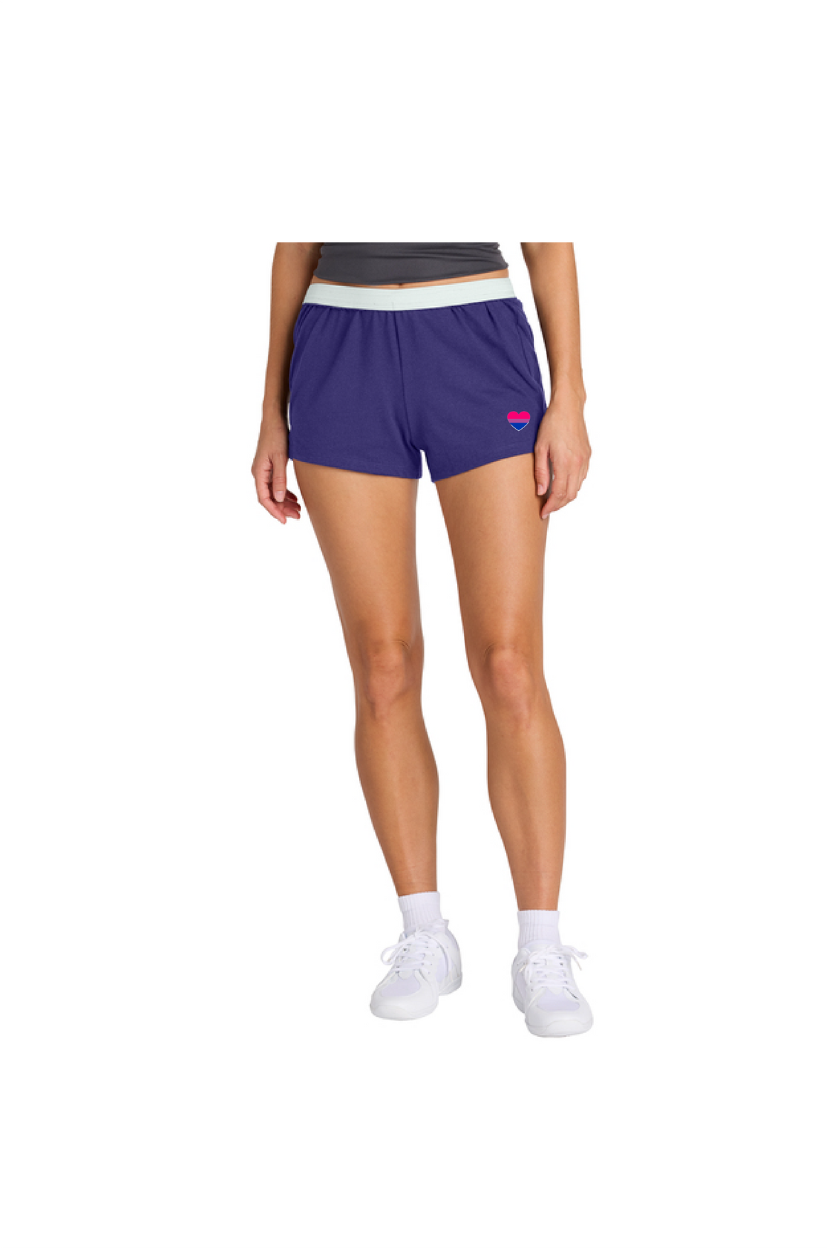 Bi Heart Shorts